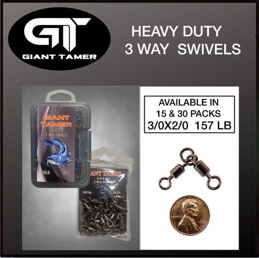 Giant Tamer 2/0x3/0 3way Swivel