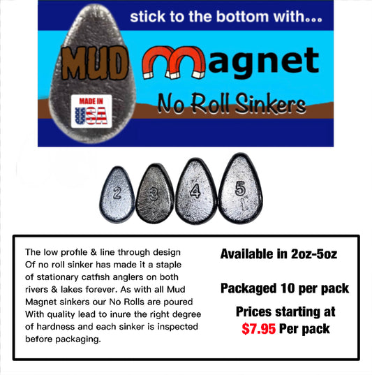Mud Magnet No Roll Sinkers